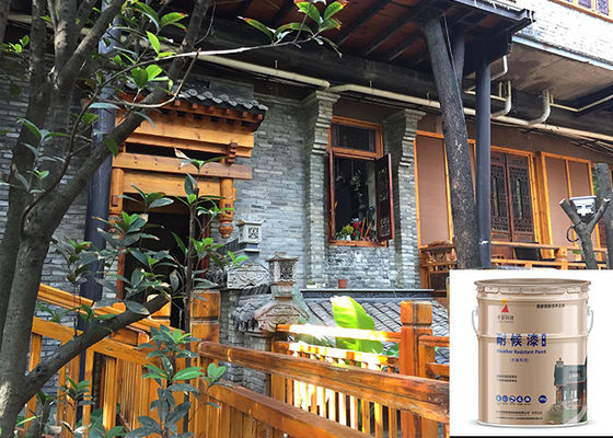 Chine Peinture résistante de temps en bois extérieur d'intérieur pour le revêtement de bâtiment de bateau de cottage fournisseur