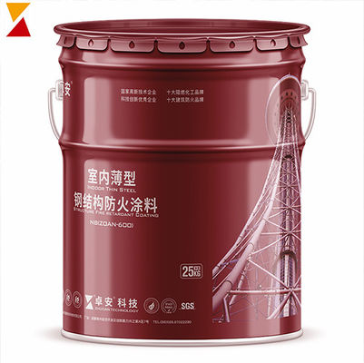 Chine Peinture de jet blanche à hautes températures ignifuge pour le type mince en acier d'intérieur fournisseur