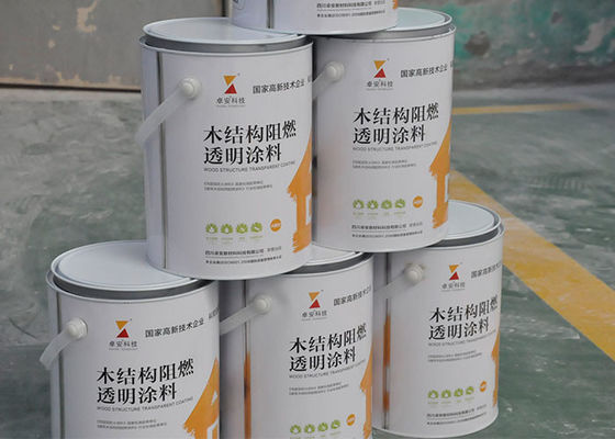 Chine Peinture ignifuge extérieure claire transparente pour les portes en bois de bois de construction 15 minutes fournisseur